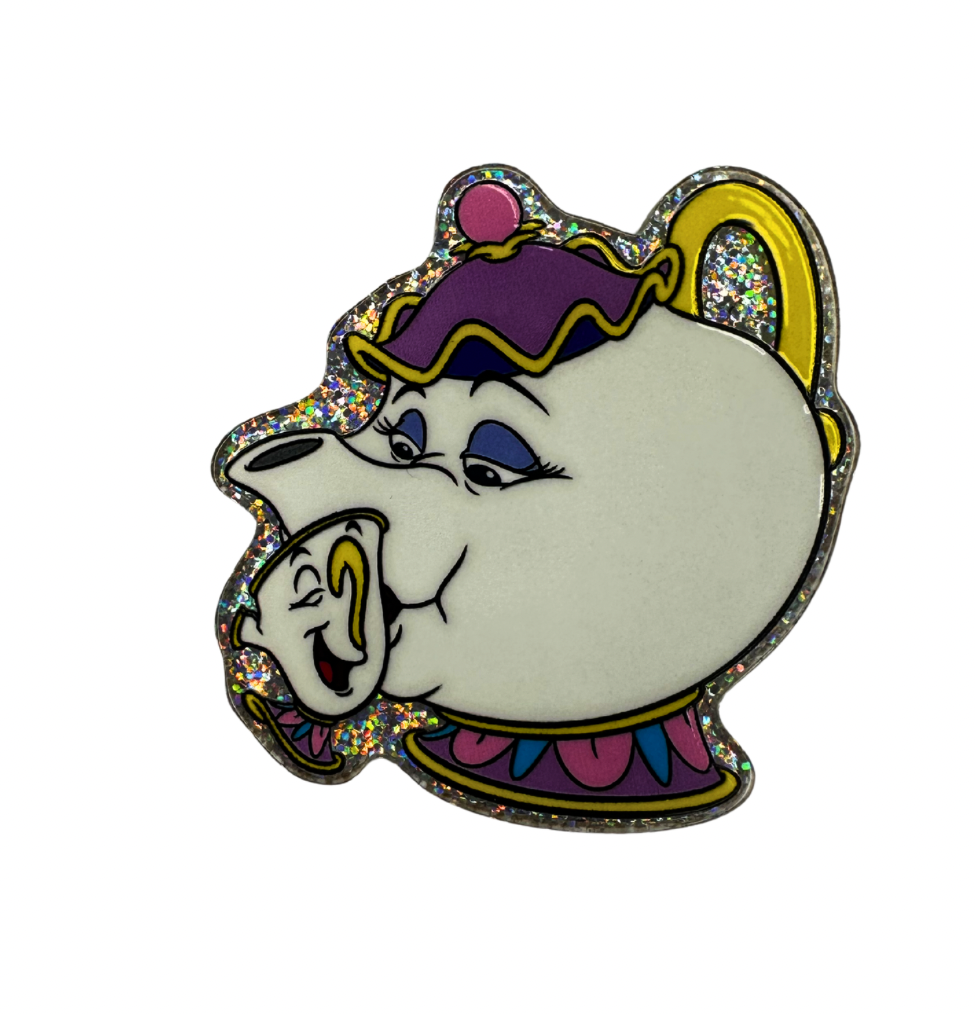 ☕ Mrs. Potts & Chip Badge Reel