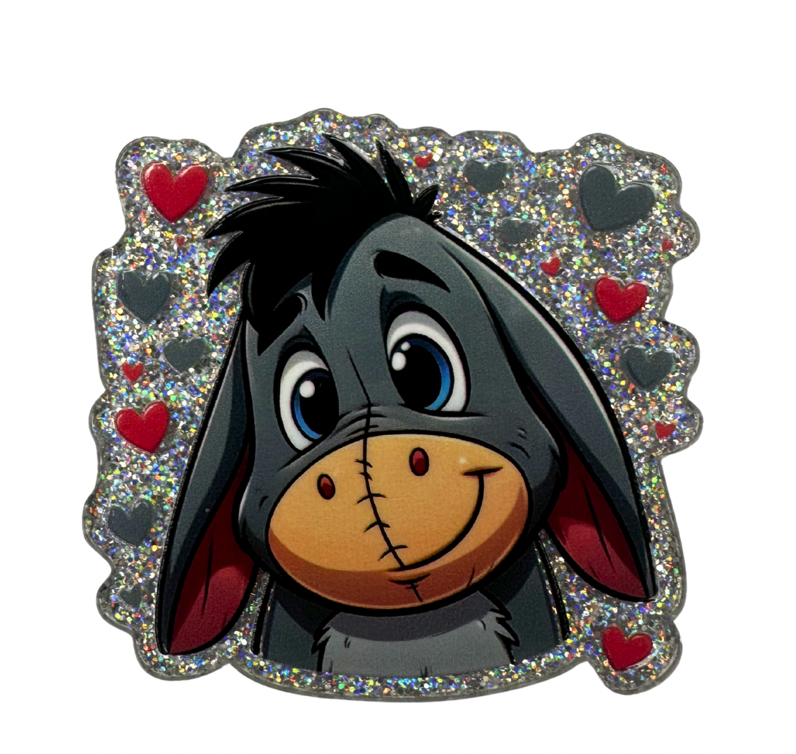 💕 Eeyore Hearts Badge Reel