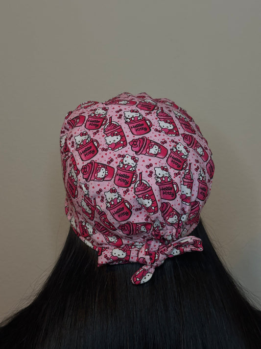 Pink Kitty Latte Cap