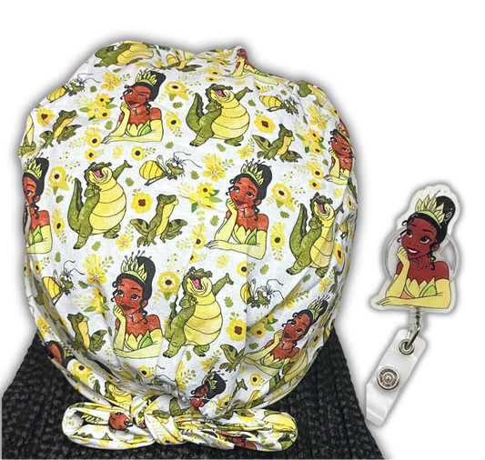 Bayou Princess Tie Back Cap + Badge Reel Bundle