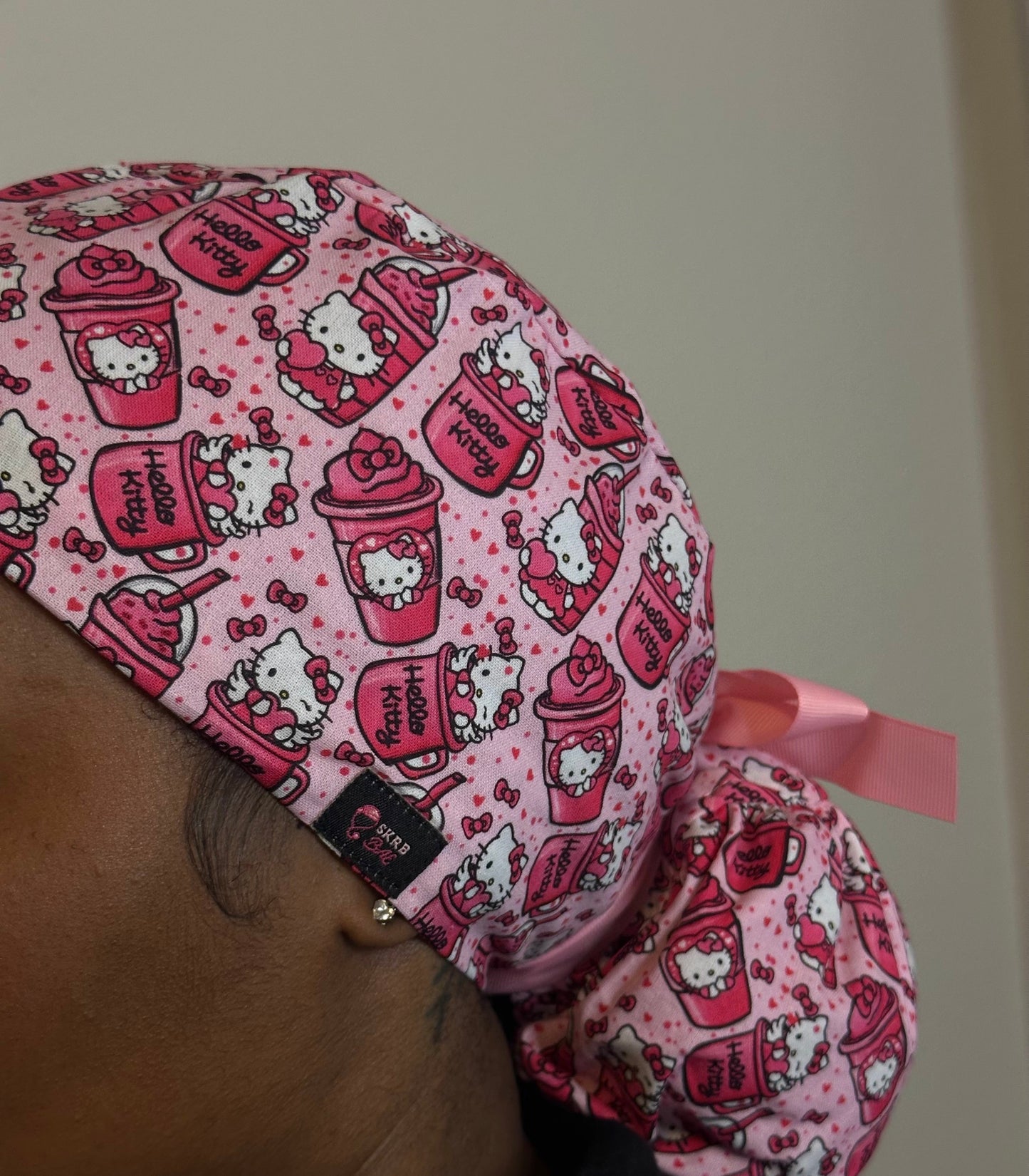 Pink Kitty Latte Cap