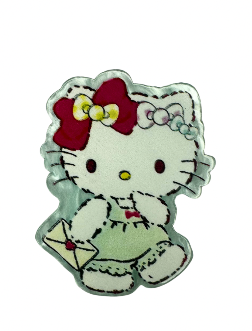 🎀 Hello Kitty Love Letter Badge Reel