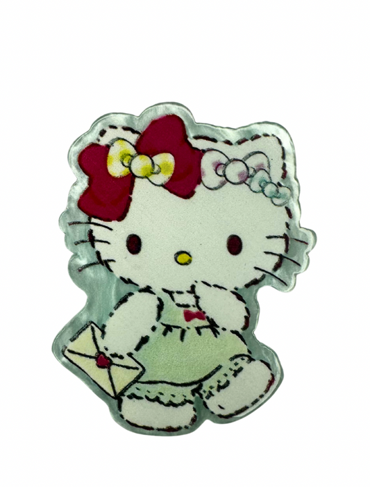 🎀 Hello Kitty Love Letter Badge Reel