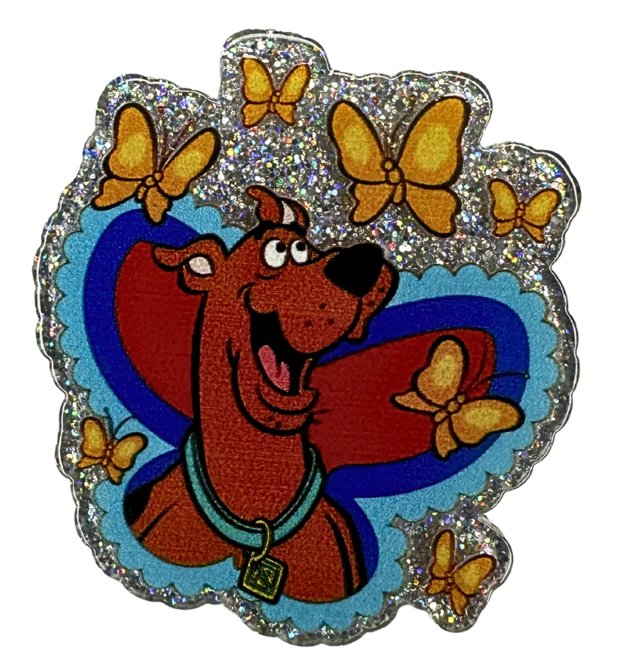🦋 Scooby Butterfly Badge Reel