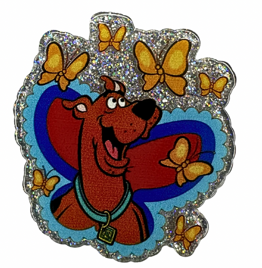 🦋 Scooby Butterfly Badge Reel