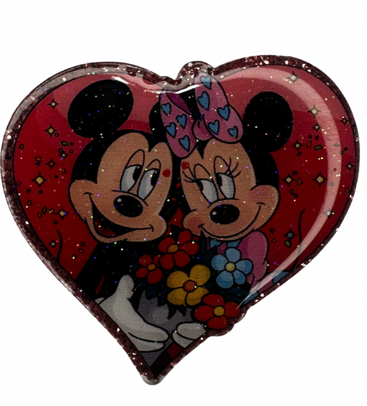 ❤️ Mickey & Minnie Love Badge Reel