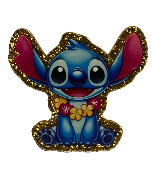 🌺 Stitch Aloha Badge Reel